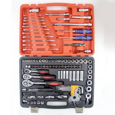 High Quality 121pcs Tool Box Set Car Repair Tool Kit Screwdrivers Other Vehicle Tools